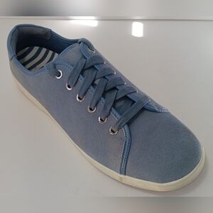 Vionic Brinley Light Blue Suede Sneaker Women's 11 M VS339 Orthaheel MSRP $90